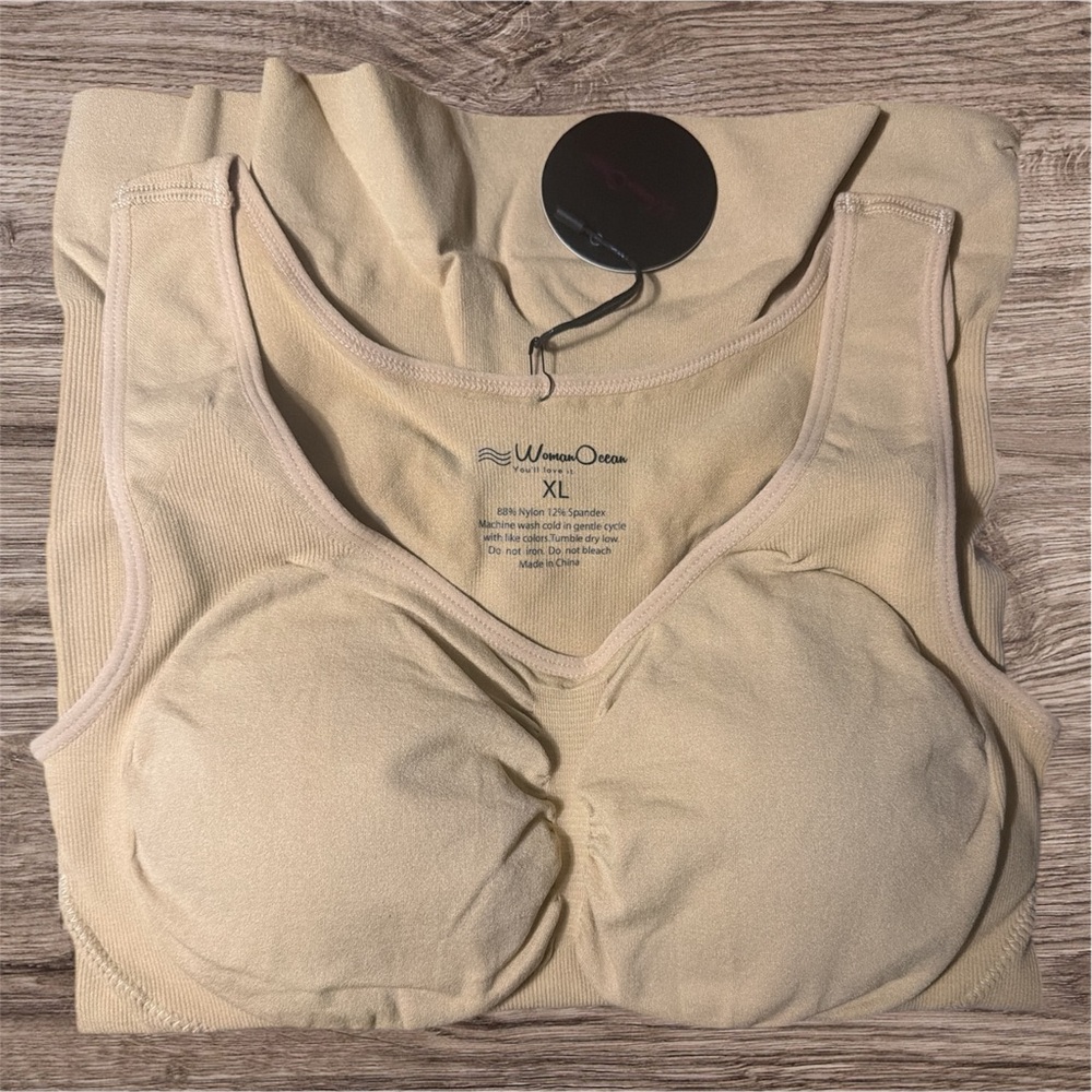NEW WomanOcean Beige Cami-XL